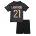 Tanie Strój piłkarski Paris Saint-Germain Lucas Hernandez #21 Koszulka Trzeciej dla dziecięce 2023-24 Krótkie Rękawy (+ szorty)